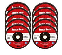 Cubitron II Scotch-Brite Clean and Strip XT Pro Disc, XO-DC, SiC Extra Coarse, TN, viola, 10,5 x 5/8"-11, confezione da 10