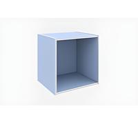CUBO 35X29X35 CM AZZURRO