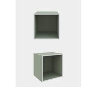 CUBO 35X29X35 CM VERDE