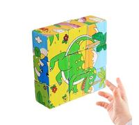 Cubo 3D in legno, giocattolo educativo