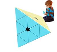 Cubo a piramide educativo | Liscio primi passi: giocattolo puzzle magico arcobaleno, compito di pensiero, sviluppo mentale dei bambini per Ki
