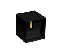 CUBO APPLIQUE LED 12W BIEMISSIONE 3000K ANTRACITE IP65