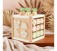 Cubo attività lepre Fine XXL in legno | bieco