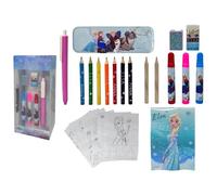 Cubo cancelleria 25 pezzi Frozen Disney accessori per bambini attività creative disegnare colorare