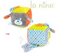 CUBO CANE CAGNOLINO MUSICALE CARILLON LA NINA 62053 12X12X12CM