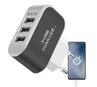 Cubo caricabatterie USB, blocco caricabatterie a ricarica rapida | Blocco di ricarica USB compatto a 3 porte - per caricabatterie USB luminosa intelligente, caricabatterie portatile con adattatore da