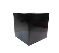 Cubo Ceramica Nero 26x26x26 Composizioni Floreali
