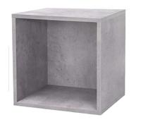 Cubo Componibile per Soprammobili Soggiorno Casa 35x29x35 cemento