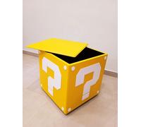 CUBO CONTENITORE CAMERA PORTA OGGETTI, GIOCHI tema SUPER MARIO BROS 45CM