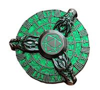 Cubo da gioco unico: cubo in metallo, set di di drago portatile poliedro, giocattolo in lega di zinco, cubi di roulette Miglior Roo per set di per principianti, ingranaggi retrò