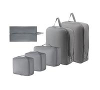 Cubo da imballaggio a compressione - Organizer da viaggio espandibile, set per riporre i bagagli da 6 pezzi | di smistamento valigie leggero e per uomini, donne, ragazzi, ragazze,