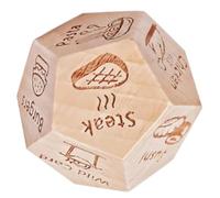 Cubo decisionale per la cena - Dadi per la notte | Cubo per decisioni alimentari portatili | Coppia-cubo | Incontri Cena cubo | Cubo di scelta dei pasti | Cubo di scelta