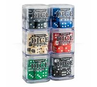 Cubo dei dadi - 65-36 -Grigio/Verde/Bianco/Blu/Nero/Rosso - Games Workshop 99229