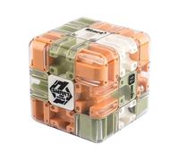 Cubo Del Labirinto 3D - Build Compatta In Resistente, Game Di Puzzle Portante Portatile, Giocattolo Di Allenamento Per Il Cervello Divertente Migliora La Risoluzione Dei Problemi Di Messa A F