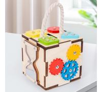 Cubo di attività giocattolo educativo per bambini, regalo per il primo