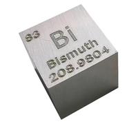 Cubo di bismuto ad alta densità, elemento metallico 25,4×25,4×25,4 mm for applicazioni didattiche di scienze dei materiali for esperimenti di laboratorio