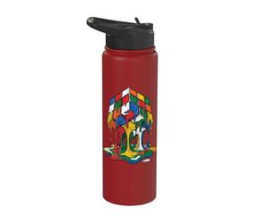 Cubo di fusione Puzzle di cubatura divertente e competitivo Stainless Steel Insulated Water Bottle