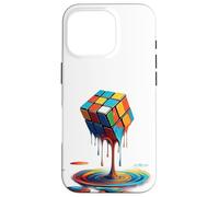 Cubo di fusione Speed Cubing Vintage Puzzle Giovani & Amanti della Matematica Custodia per iPhone 16 Pro