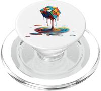 Cubo di fusione Speed Cubing Vintage Puzzle Giovani & Amanti della Matematica PopSockets PopGrip per MagSafe