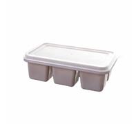 Cubo di ghiaccio vassoio silicone Le perdita di perdita coperchio facile da usare vassoio per cubetti di ghiaccio con ampia capacità per il congelatore della cucina domestica
