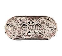 Cubo Di Girevole: Strumento Di Gioco Inciso In Argento, Accessorio Di Attività Da Tavolo, Giocattolo Rotante, Attrezzatura Divertente per | Cubo Di Metallo Argento, Sessioni J