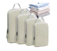 Cubo Di Imballaggio Compressione Per Viaggi - Cubo Di Compressione Per Bagagli | Set Di 4 Consulenti Di Viaggio, Povero Impermeabile Riutilizzabile Borse Per Valigie E Viaggi