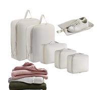 Cubo Di Imballaggio Di Compressione - Set Organizzatore Di | Borse Per Bagagli Estensibili | Sacchetti Di Imballaggio Leggero E Resistente Alle Macchie Per Uomini, Donne, E