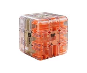 Cubo di labirinto 3D - 2,83 pollici | Giocattolo attraente, Magic Rail Çube, Puzzle Cubè | Adulti e bambini, 3D impegnativi, Consapevolezza dello spazio e sviluppo delle abilità