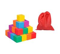 Cubo di legno colorato, giocattolo educativo per la matematica, per creare