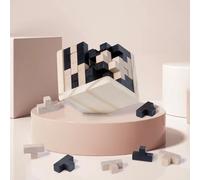 Cubo di legno - gioco logico creativo per bambini e adulti