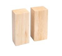 Cubo di legno grezzo, blocco intaglio in balsa, barra quadrata solida, striscia tiglio for modellismo, materiale da costruzione artigianale Blocchi Legno Tiglio(40x60x120mm 2Pcs)