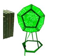 Cubo di luce infinito, luce artificiale a colori dodecaedro infinito, luce notturna creativa infinitaria, luce d'atmosfera per festa scrivania computer compleanno Natale