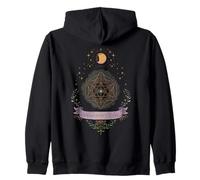 Cubo di Metatron Geometria Sacra Spiri cosmici dell'occhio Che Vede Felpa con Cappuccio