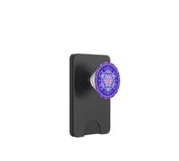 Cubo di Metatron Geometria Sacra su Caleidoscopio Blu Arancione PopSockets PopWallet per MagSafe