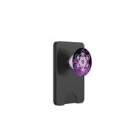 Cubo di Metatron nell'universo spaziale cosmico PopSockets PopWallet per MagSafe