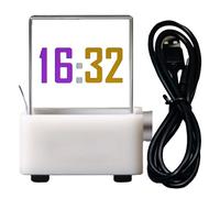 Cubo Di Ologramma - Visualizzazione Del Cubo Olografico Futuristico | Smart Weather Station Digital Clock Con Effetti Visivi | Arredamento Desktop Ideale Per Gli Amanti Della Tecnologia, L'atmosfera D