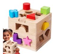 Cubo di Ordinamento delle Forme - Gioco di apprendimento Cognitivo ed educativo | Riconoscimento dei Colori - per l'apprendimento domestico Giornaliero Gioco Sviluppo Prescolare Familiare Da 3 Anni
