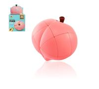 Cubo di Peach 3D Realistica di Frutta Realistica Cubetto 1: 1 Cubo Frutto Giocattolo Puzzle a Forma Speciale per Amanti del Cubo