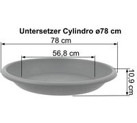 Cubo Di Piante Cylindro O Sottovaso - Molte Dimensioni - Antracite, Terra, Taupe