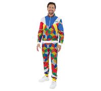 Cubo di Rubik Costume 1980s Rétro Donna 80s Vestito Adulti Uomo