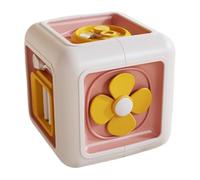 Cubo di sorter di Forma - Giochi di Viaggio impilamento | Cubo di smistamento e corrispondenza interattivo | Cubo di attività educativa | Forma di Puzzle | Giocattolo di riconoscimento di forma per