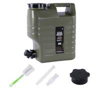 Cubo di stoccaggio 'acqua | Contenitore d'acqua di grande capacità portatile | Secchio PE di alimentare con coperchio | Jug verde militare a prova di perdite | Serbatoio di stoccaggio quadra
