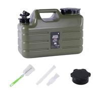 Cubo di stoccaggio 'acqua | Contenitore d'acqua di grande capacità portatile | Secchio PE di alimentare con coperchio | Jug verde militare a prova di perdite | Serbatoio di stoccaggio quadra