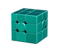 Cubo di Velocità, Moyu V2 Mirror Cube 3x3 Professionale Speed Cube 3D Velocità Puzzle Giocattoli Educativi for Amante dei Cubi (Magnetic Version-Green)