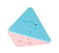 Cubo Di Velocità Piramidale, Cubo Di Velocità Senza Adesivo Piramide - Cubo Di Puzzle Liscio Senza Adesivo, Giocattolo Di Puzzle Cubo Magico Triangolo Di Messa In Strada Macaron, Cubi Di Velocità