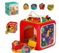 Cubo educativo interattivo 6 in 1 BIBI-INN - rosso