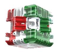 Cubo Enigmistico - Gioco di Abilità con Pallina,Grande Labirinto Tridimensionale a Cubo,Per Famiglia, Adulti e Adolescenti, per Natale e Compleanno, per Migliorare il Riconoscimento Spaziale e lo Svil