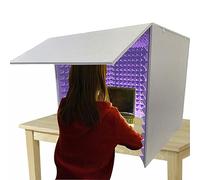 Cubo insonorizzante in Schiuma per Microfono, Ideale per stanze insonorizzate, studi di Registrazione Portatili e Come Copertura insonorizzata da Tavolo. Realizzato in Schiuma ad Alta densit