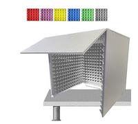 Cubo insonorizzante in Schiuma per Microfono, Pieghevole e Rimovibile, Ideale per studi di Registrazione Domestici, con Funzione di Copertura insonorizzante da Tavolo Portatile, Protezione v