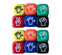 Cubo interattivo per dita - Spargitore multicolore, giocattolo in acrilico, 12 pezzi, regalo per feste, amici, ragazze, scuola, casa, viaggi, interni, giochi, notte, liscio